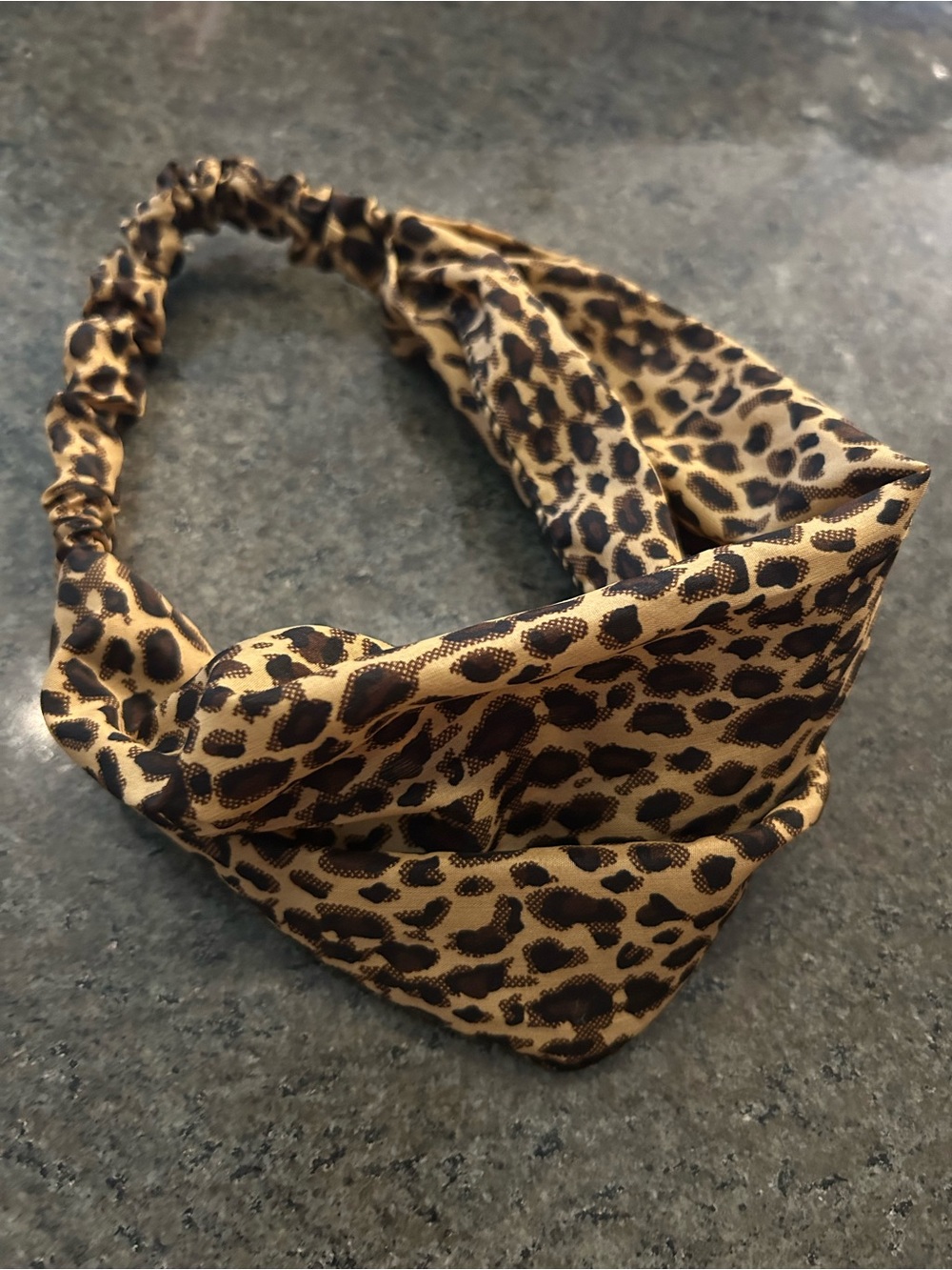 Leopard Print Women's Headband - Brown